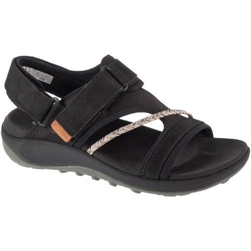 Chaussures Femme Sandales sport Merrell pour les étudiants W Sandal Noir