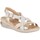 Chaussures Femme Sandales et Nu-pieds Pitillos BASKETS  2801 Blanc