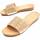 Chaussures Femme Sandales et Nu-pieds Leindia 89579 Doré
