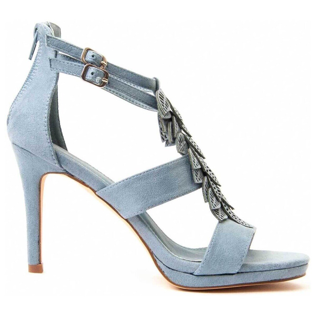Chaussures Femme Sandales et Nu-pieds Leindia 89643 Bleu
