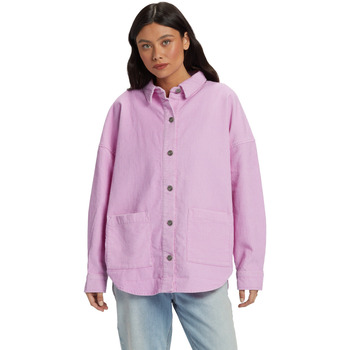 Vêtements Fille Chemises manches longues Roxy Blouse Macchigi En Tencel Bleu Rose