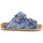 Chaussures Fille Claquettes Colors of California SANDALE  JEANS AVEC STRASS Bleu