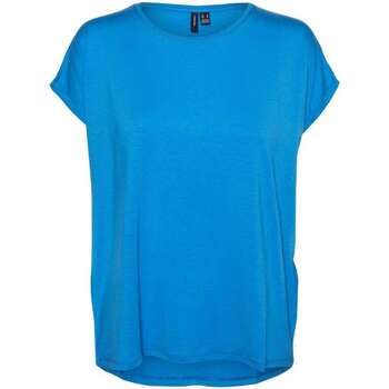 Vêtements Femme T-shirts manches courtes Vero Moda 160585VTPE24 Bleu