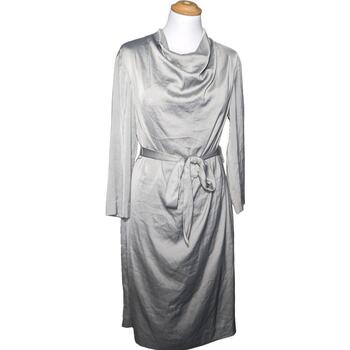 robe h&m  robe mi-longue  36 - t1 - s gris 