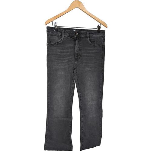Vêtements Femme Jeans Zara jean droit femme  42 - T4 - L/XL Gris Gris