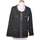 Vêtements Femme Gilets / Cardigans Etincelle gilet femme  40 - T3 - L Noir Noir
