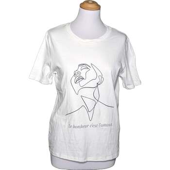 Vêtements Femme x Wood Wood Steffi T-Shirt 688376 A296 Bizzbee 38 - T2 - M Blanc