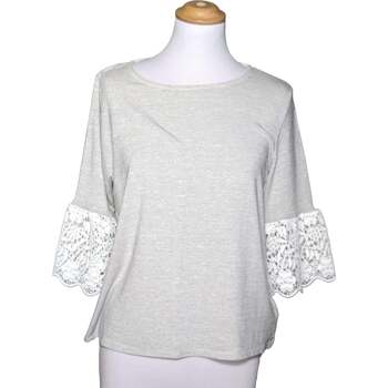 Vêtements Femme T-shirts & Polos Etam top manches longues  38 - T2 - M Blanc Blanc
