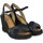 Chaussures Femme Sandales et Nu-pieds Casteller ALPARGATAS DE CUTE CON CUÑA  874 NEGRO Noir