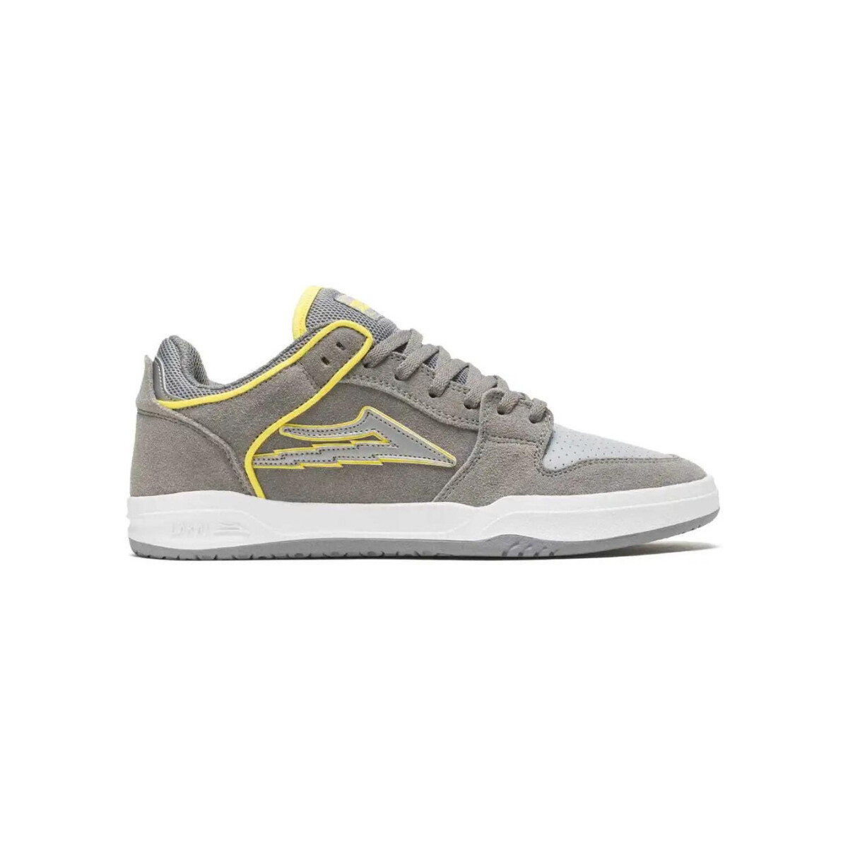 Chaussures Homme Chaussures de Skate Lakai Zapatillas  Telford Low Grey/Refrective Suede Gris