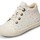 Chaussures Fille Derbies Naturino Chaussures premiers pas en cuir imprimé cœur COCOON Blanc