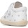 Chaussures Fille Baskets montantes Naturino Chaussures premiers pas en cuir à imprimé cœur COCOON VL Blanc
