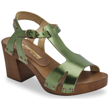 Chaussures Femme Sandales et Nu-pieds Les Tropéziennes par M Belarbi - Sandales Sabot TACHA Vert Multicolore