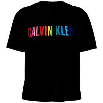 Vêtements Femme T-shirts manches courtes Calvin Klein Jeans 00GNS4K187 Noir
