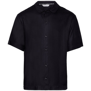 Vêtements Homme Chemises manches courtes Calvin Klein Jeans KM0KM00965 Noir