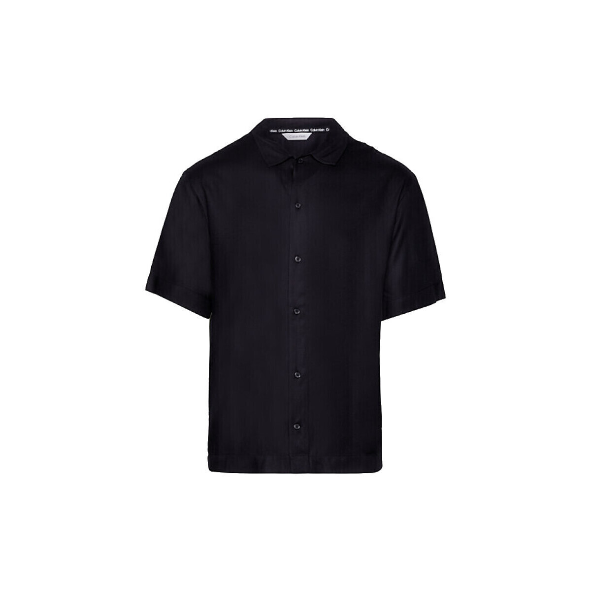 Vêtements Homme Chemises manches courtes Calvin Klein Jeans KM0KM00965 Noir