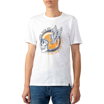 Vêtements Homme T-shirts & Polos Kaporal T-shirt coton col rond Blanc