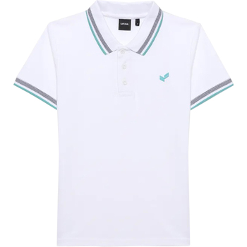 Vêtements Garçon T-shirts & Polos Kaporal Polo en maille piqué Blanc