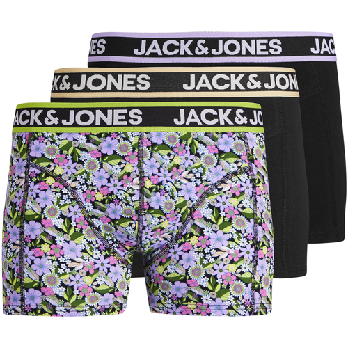 Sous-vêtements Homme Boxers Jack & Jones Boxers coton fermés, Lot de 3 Multicolore