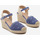 Chaussures Femme Sandales et Nu-pieds Vera Collection Sandale femme compensée espadrille, Bleu Bleu