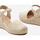 Chaussures Femme Sandales et Nu-pieds Vera Collection Sandale femme compensée espadrille, Beige écru Beige