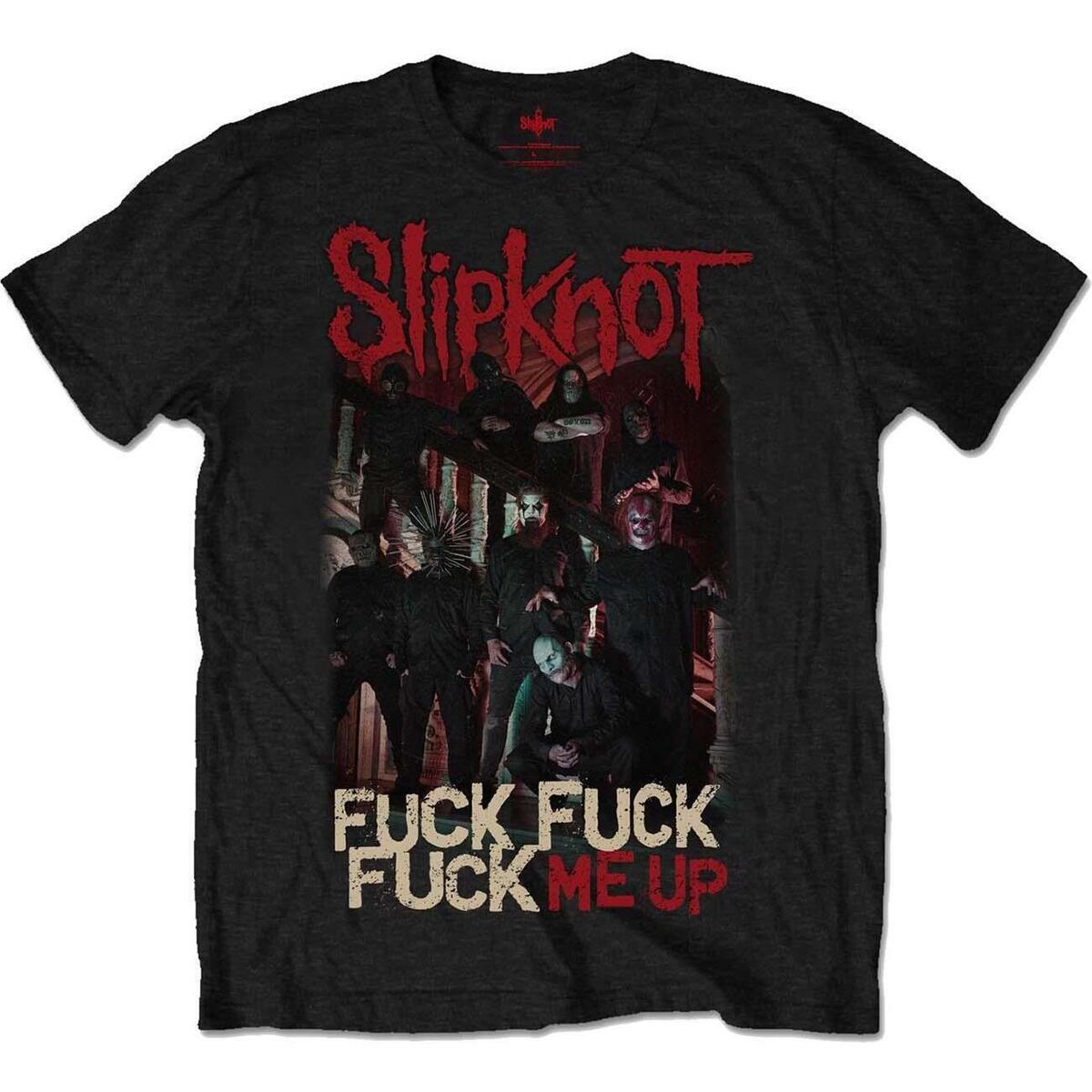 Vêtements T-shirts manches longues Slipknot Fuck Me Up Noir