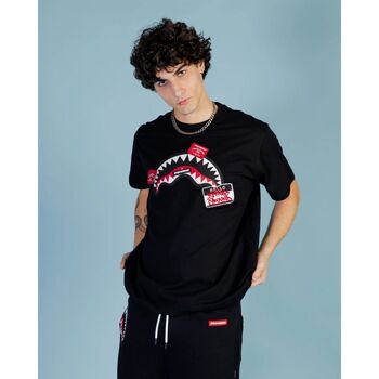 Vêtements Homme T-shirts & Polos Sprayground SP439 LABEL REG SHARK-BLK Noir