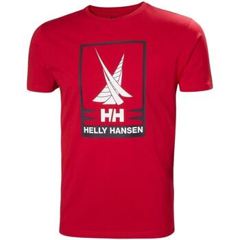 Vêtements T-shirts manches courtes Helly Hansen  Rouge