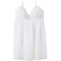Vêtements Femme Pyjamas / Chemises de nuit Pomm'poire Nuisette ivoire Ruban Blanc