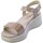 Chaussures Femme Sandales et Nu-pieds Enval 345439 Doré