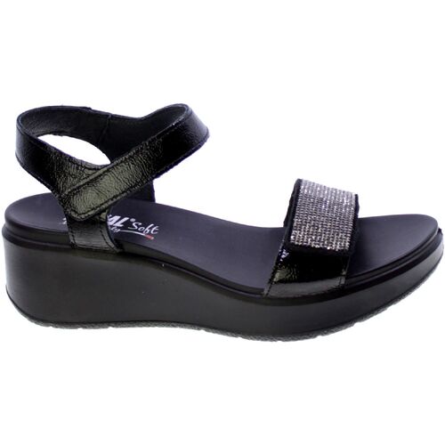 Chaussures Femme Sandales et Nu-pieds Enval 345425 Noir