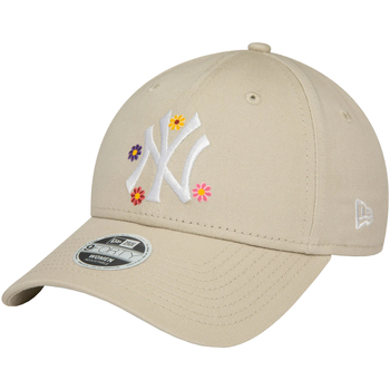 Accessoires textile Femme Casquettes New-Era 9FORTY New York Yankees Floral All Over Print Cap Beige