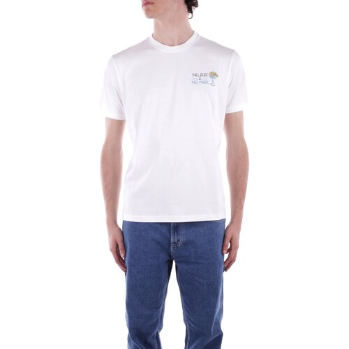 Vêtements Homme T-shirts manches courtes Mc2 Saint Barth POT0001 Blanc