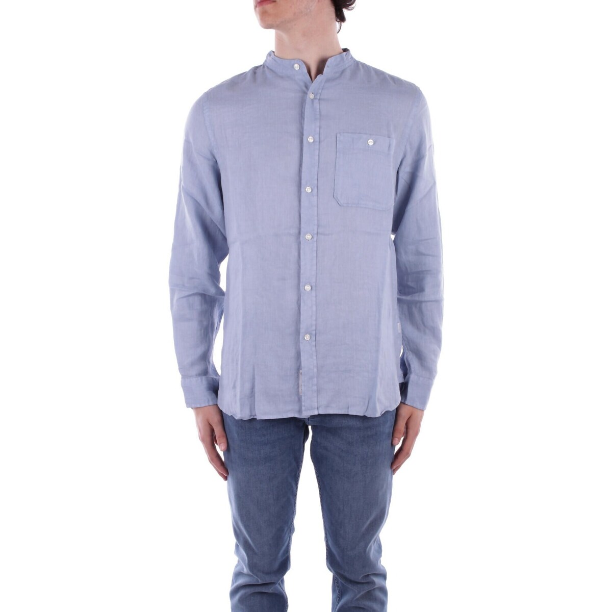 Vêtements Homme Chemises manches longues Woolrich CFWOSI0105MRUT3372 Bleu