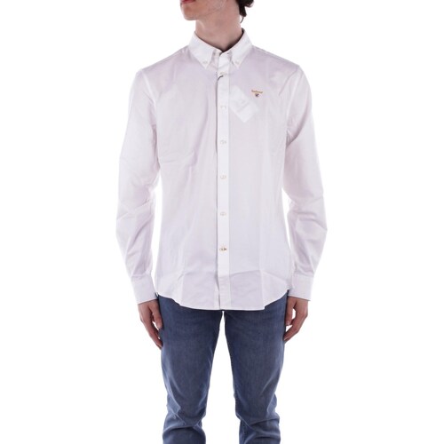 Vêtements Homme Chemises manches longues Barbour MSH5170 Blanc