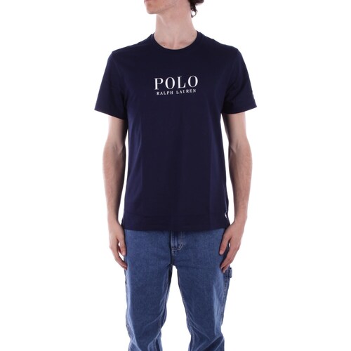 Vêtements Homme T-shirts manches courtes Ralph Lauren 714899613 Bleu
