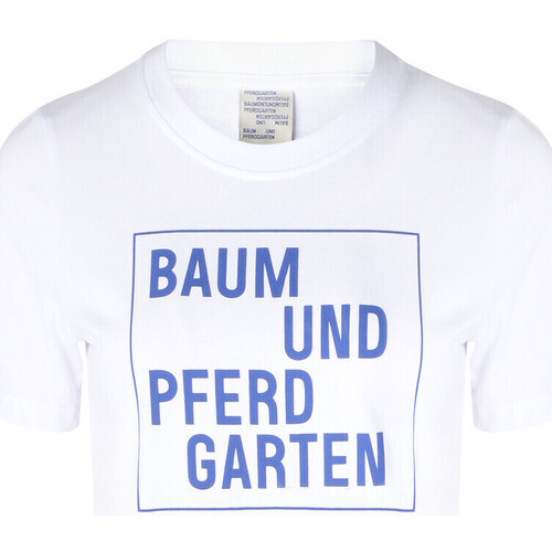 Vêtements Femme T-shirts & Polos Baum Und Pferdgarten T-Shirt  blanc avec impression bleue Autres