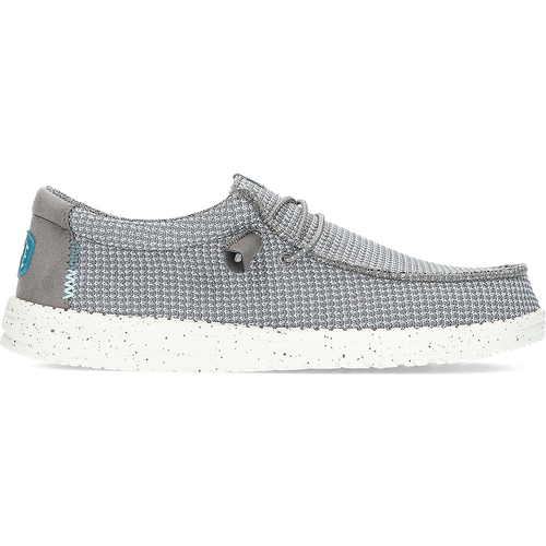 Chaussures Homme Zapatos Wallabee Wally Braided Verde Turquesa Dude CHAUSSURES DE SPORT EN MAILLE  WALLY 40403 Gris