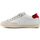 Chaussures Femme Baskets mode P448 JOHN-W-WHITE-RED Blanc