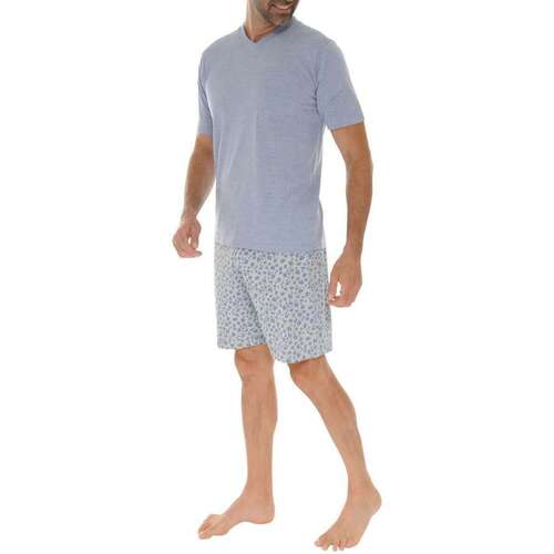 Vêtements Homme Pyjamas / Chemises de nuit Christian Cane 163953VTPE24 Bleu