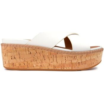 FitFlop Eloise Wedge Cross Coins Blanc