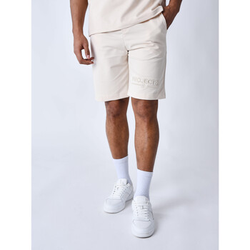 Vêtements Homme striped Shorts / Bermudas Project X Paris Short T244029 Blanc