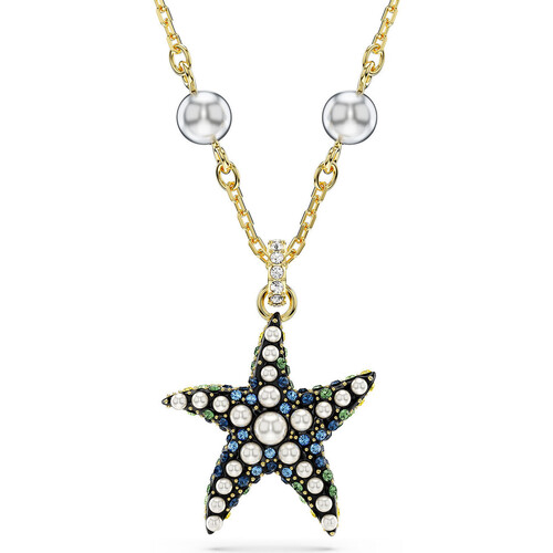 Montres & Bijoux Femme Colliers / Sautoirs Swarovski Pendentif  Idyllia étoile de mer Jaune