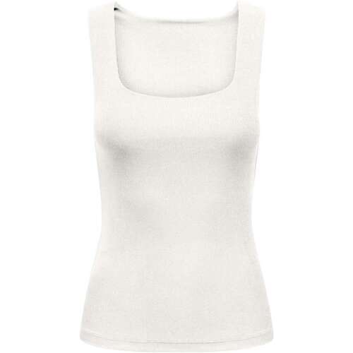 Vêtements Femme Débardeurs / T-shirts sans manche Only 162272VTPE24 Blanc