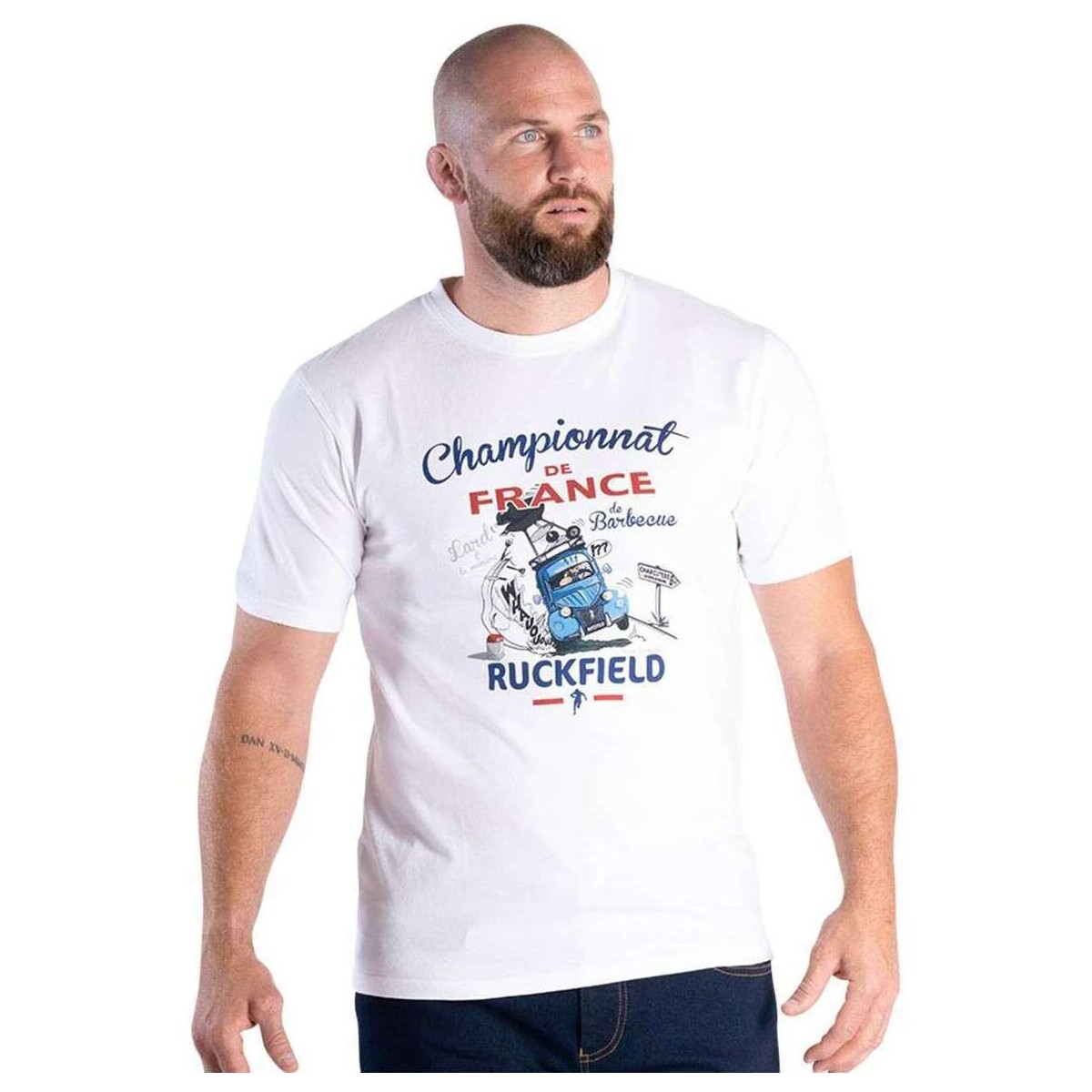 Vêoriginals Homme T-shirts manches courtes Ruckfield 162504VTPE24 Blanc