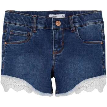 Vêtements Fille Warhol Shorts / Bermudas Name it 164403VTPE24 Bleu
