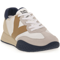 Chaussures Homme Baskets mode CallagHan KEHNOO WHITE BEIGE NAVY Blanc
