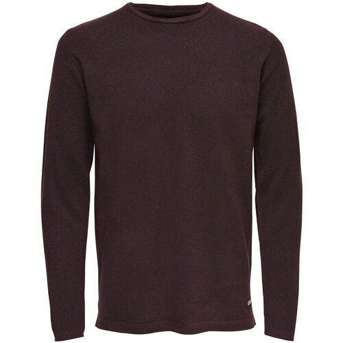 Vêtements Homme Pulls Only & Sons  TED CREW NECK 22006790 Rouge