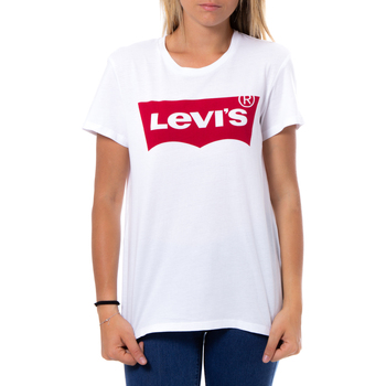 Vêtements Femme T-shirts manches courtes Levi's The Perfect Graphic Tee 17369 0053/0263 Blanc
