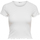 Vêtements Femme T-shirts manches courtes Only 15201206 - ONLEMMA S/S SHORT TOP NOOS JRS Blanc